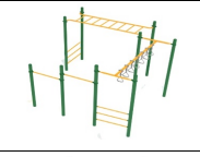 Bộ thang đu thể chất - ABD 665